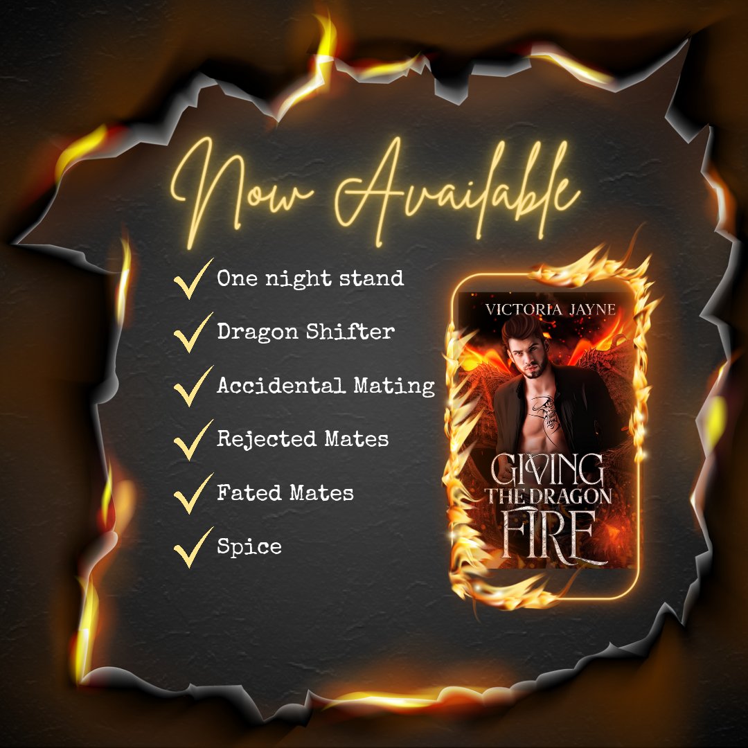 ══ 𝗡𝗘𝗪 𝗥𝗘𝗟𝗘𝗔𝗦𝗘 ══
𝐆𝐢𝐯𝐢𝐧𝐠 𝐭𝐡𝐞 𝐃𝐫𝐚𝐠𝐨𝐧 𝐅𝐢𝐫𝐞 by @AuthorVictoriaJ is 𝗟𝗜𝗩𝗘 #OneClick today! #KindleUnlimited
➜ mybook.to/GivingTheDrago…

@EJBookPromos