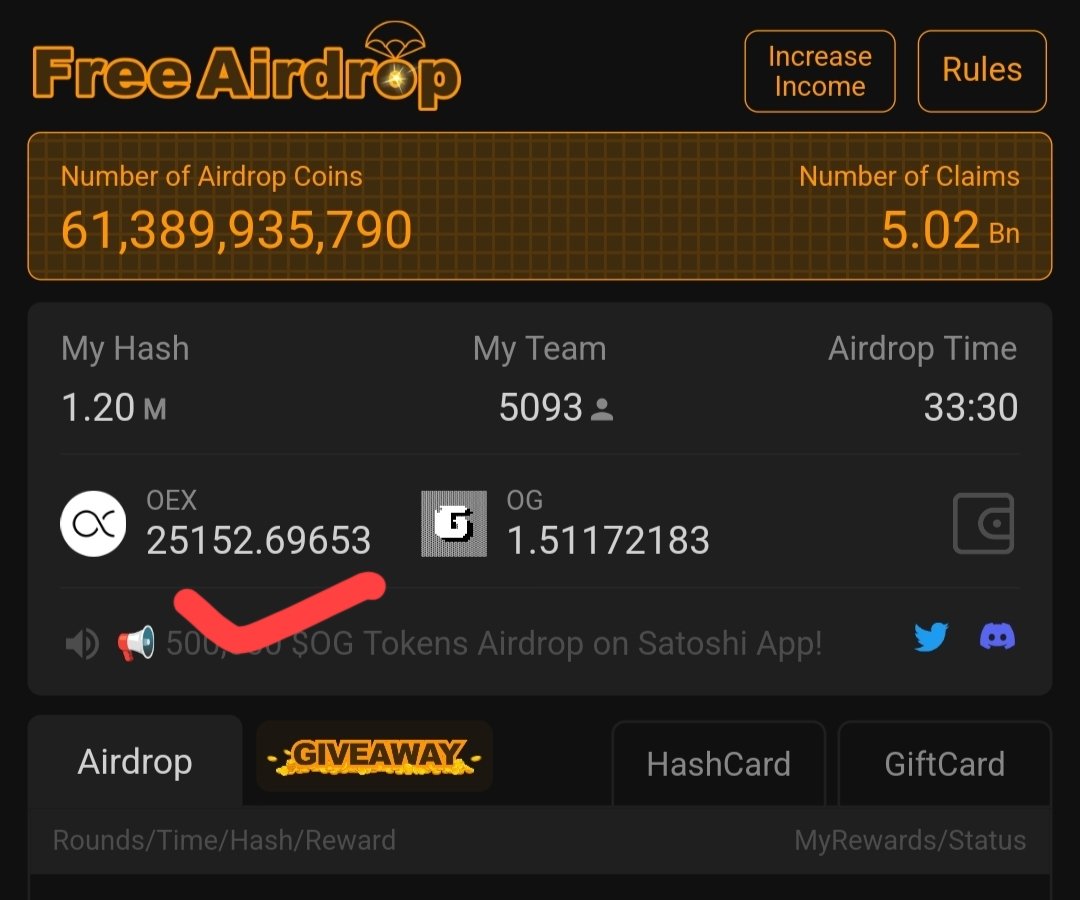🎉🎉🎉🎉🎉🎉🎉🎉🎉🎉🎉🎉🎉🎉🎉

How Many OEX Tokens You Collected ? Comment Below

0        -          100

100       -      500

500      -      1000

1000+

Like ❤️  Retweet 🔄  Comment 🖍️

#Athene #SidraFamily #iceNetwork #BNB #Airdrop #CORE #Avive #ETH #Bitcoin