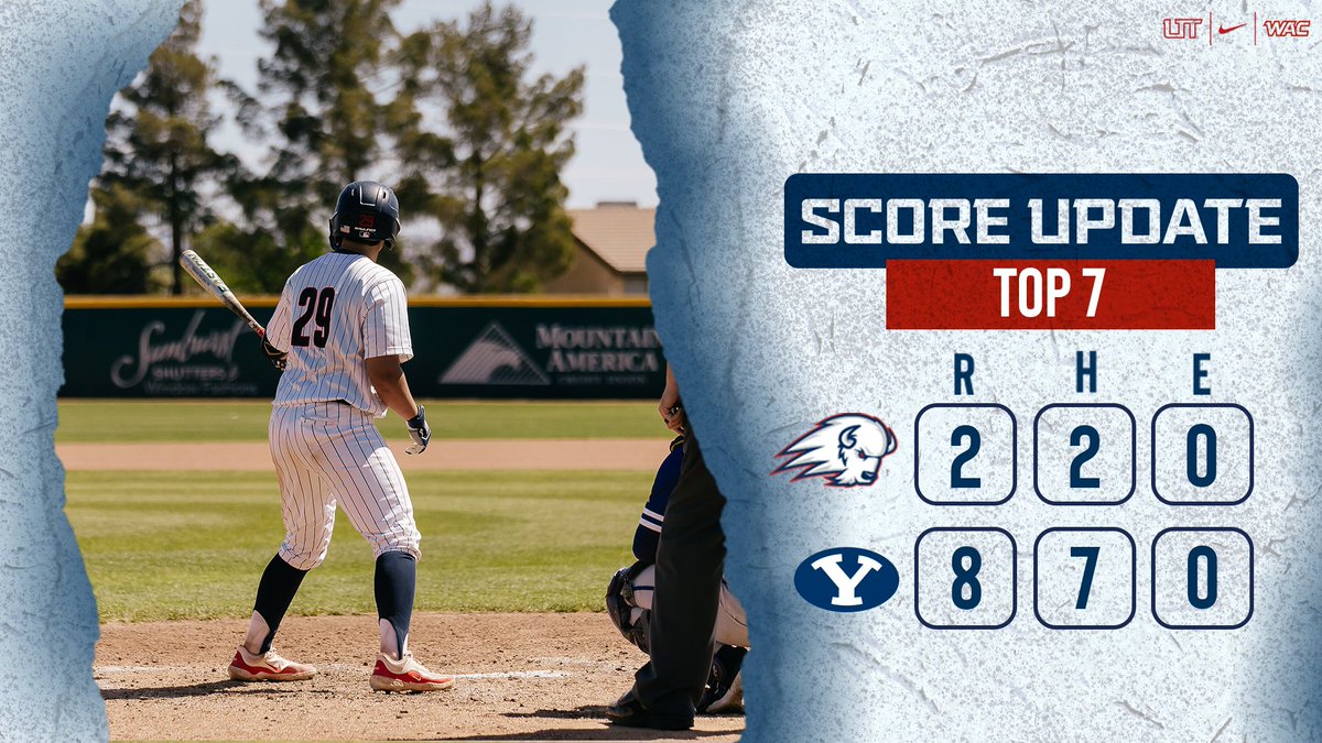 On to the seventh in Provo. #UtahTechBlazers | #WACbsb