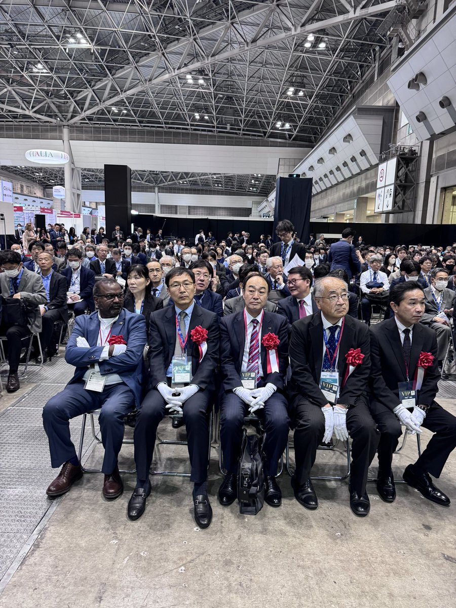 Pharmexcil's tweet photo. Director General-Uday Bhaskar has pleasure of joining  Opening Ceremony #CPhI-JAPAN along with Ambassador of India -H.E. Sibi George, &amp; officials from MHLW-🇯🇵, #FPMA #JPMA #JPTA. https://t.co/3ITzMlY8jc