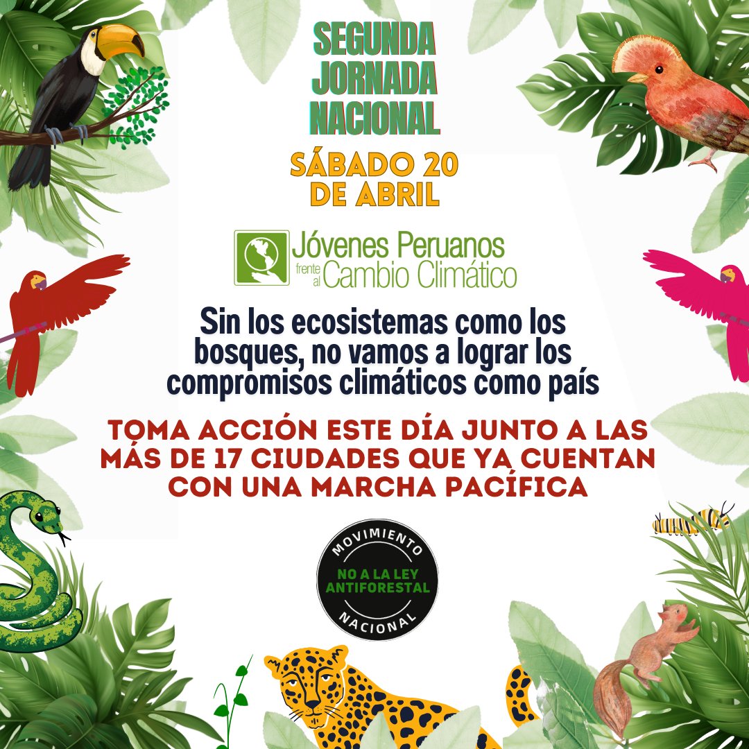 Jóvenes Peruanos frente al Cambio Climático tweet media