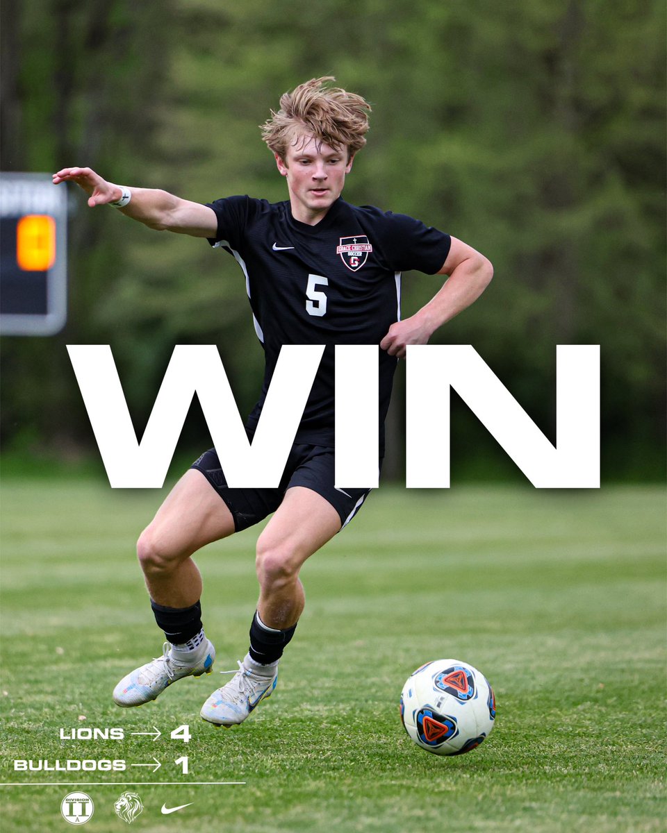 Lions defeat Columbia Academy 4-1! @GCASoccer