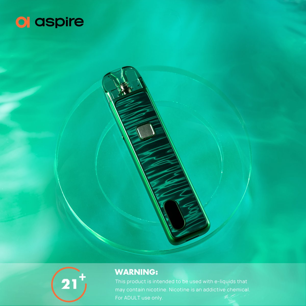 水の波紋をイメージしたグリーンのカラーパターンを持つ Flexus Pro は、視線の下で優雅に踊り、常にスタイルの頂点にいることを保証します。🫧

#aspirecig #alwaysaspire #FlexusPro #aspireflexuspro
警告：20歳以上の成人のみご利用できます