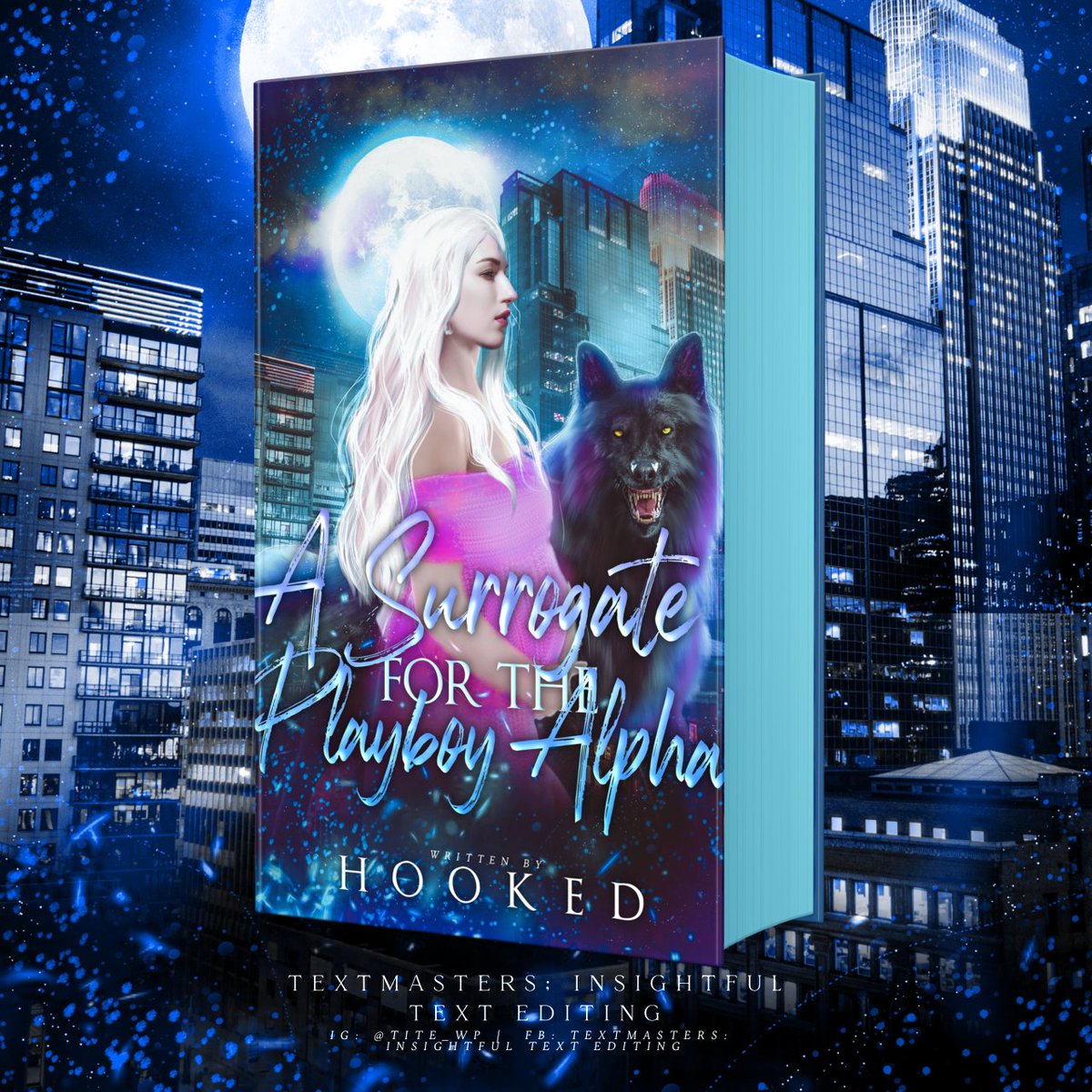 Tite_wp's tweet image. Introducing 'A Surrogate for the Playboy Alpha' by Hooked! Dive into werewolf romance where love knows no bounds. Our cover features a pregnant heroine in an urban jungle, with the primal allure of a wolf. Surrender to the alpha's embrace! 📚✨ #WerewolfRomance #AlphaLove
