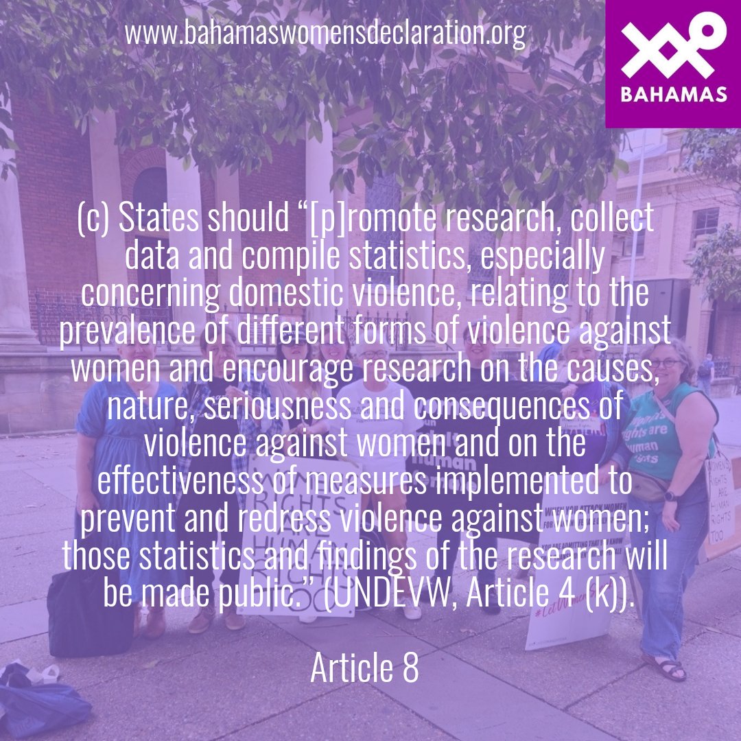 WDIBahamas's tweet photo. WDI Bahamas further agitates for more commitment by the  government and the Bahamas Police Force to collate data and statistics for the public according to Article 8 of the WDI declaration. 

Read the full article at https://t.co/jHlynaKp6z. https://t.co/8AnEurQh8e