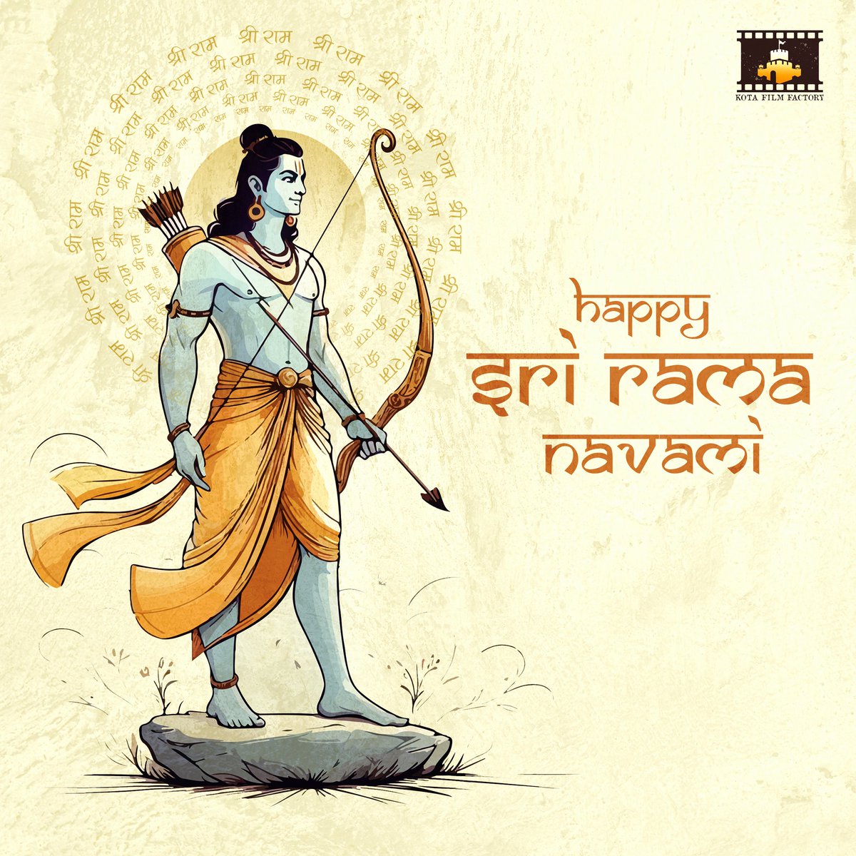 kotafilmfactory's tweet photo. May the aura of Lord Rama be around you all the time. Stay Blessed 😇🙏

#HappyRamNavami 🏹 https://t.co/KHNQ2ziib4
