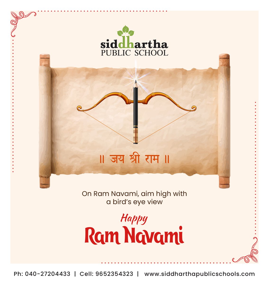 On Ram Navami, aim high with a bird’s eye view.
Happy Ram Navami!

#RamNavami #HappyRamNavami #RamNavami2024 #HappyRamNavami2024 #SriRamaNavami