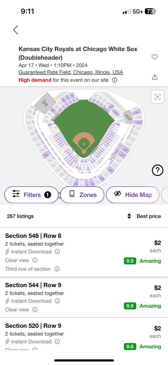 TylerAki_'s tweet photo. For $56 tomorrow, you can ride the Reinsdorf Road to Nowhere three times https://t.co/z6sSBop4Vu