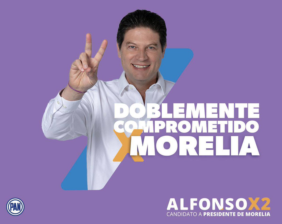 ¡Mi compromiso es contigo y con el desarrollo de Morelia! 🤝🏼 #AlfonsoX2✌🏻