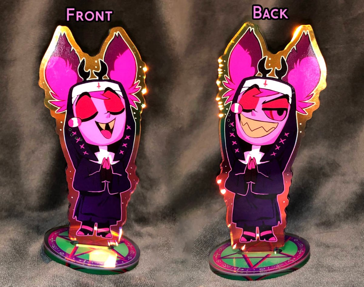 I love how this Nun Alastor Standee turned out!💕 🙏 I'll have a tiny amount to list tomorrow ✨