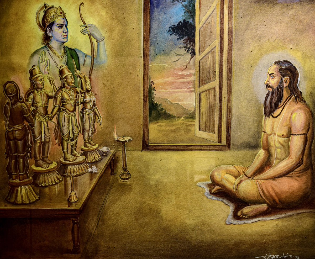 AjaatShatrruu's tweet photo. राम राम राम राम जप करी सदा!

आज चैत्र शुद्ध नवमी. राम नवमी आणि रामदास जयंती.

प्रभु श्रीरामचंद्र आणि त्यांच्या दासाला त्रिवार वंदन💐🙏🏼

आमचे कुळी रघुनाथ। रघुनाथे आमुचा परमार्थ। 
जो समर्थांचा ही समर्थ। देवा सोडविता॥

🚩श्री राम समर्थ🚩 https://t.co/ZFSkQZsSmL