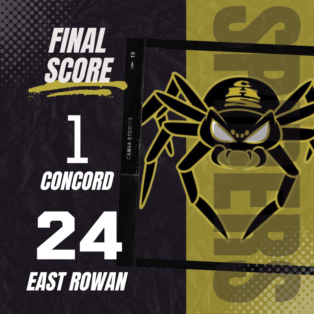 6 great innings but couldnt close the door in the 7th. Spiders return home on Friday against Carson. #WeAreConcord #GoSpiders