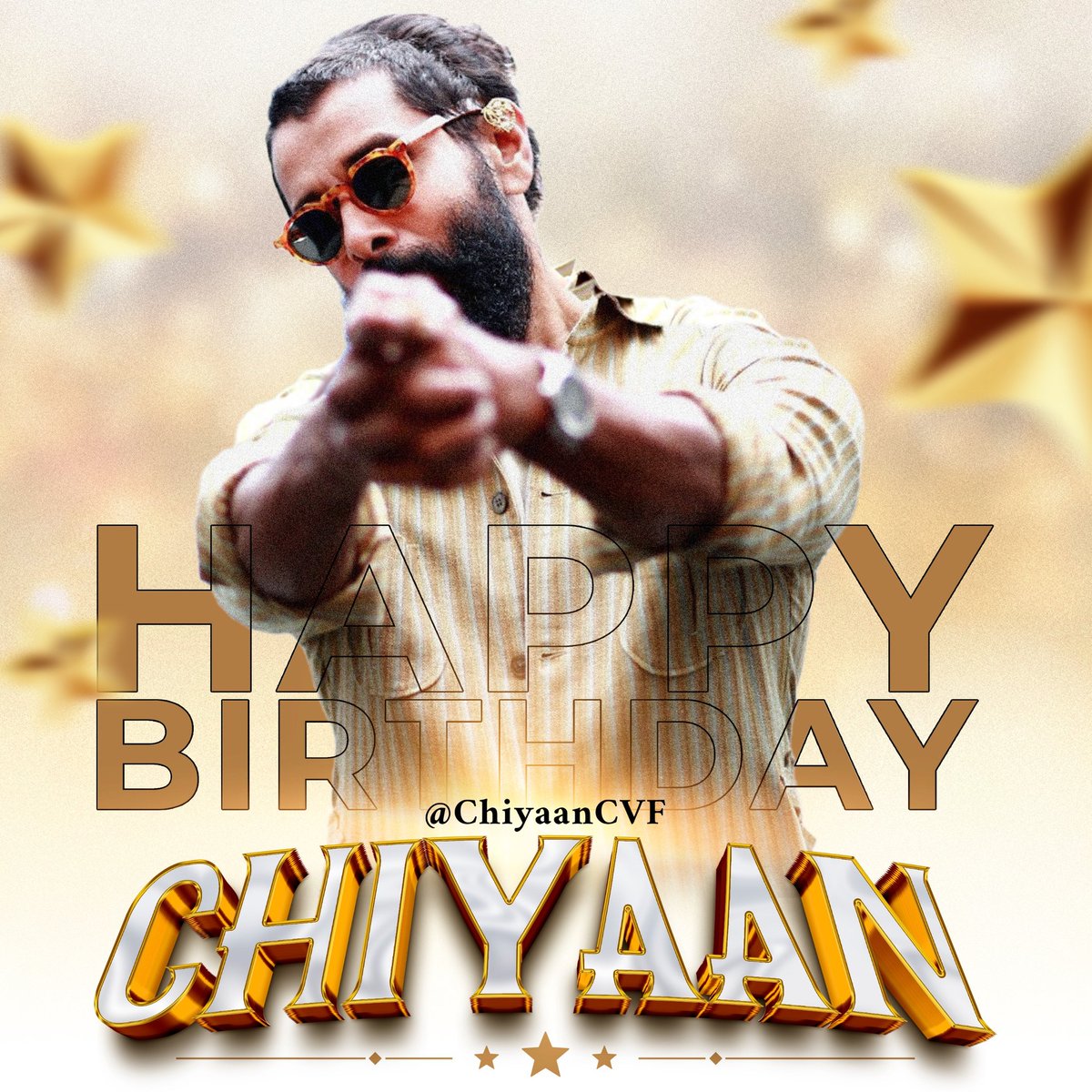 Wishing a Very Happy Birthday to the Versatile & Dedicated Actor our #ChiyaanVikram @chiyaan sir #hbdchiyaan #Thangalaan #Chiyaan62 @sooriaruna @proyuvraaj @chiyaanCVF