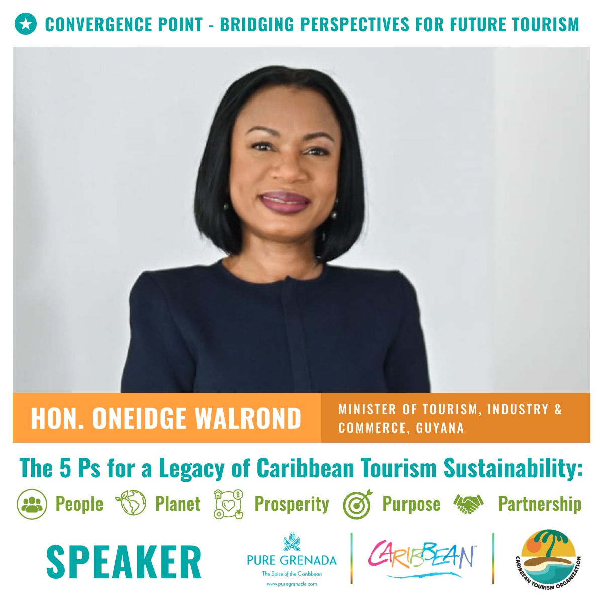 Guyana’s Minister of Tourism, Industry and Commerce, Oneidge Walrond, will join #STC2024 on Tuesday, April 23, for our insightful “Bridging Perspectives for Future Tourism” Convergence Point session. caribbeanstc.com/session/conver… @discoverguyana