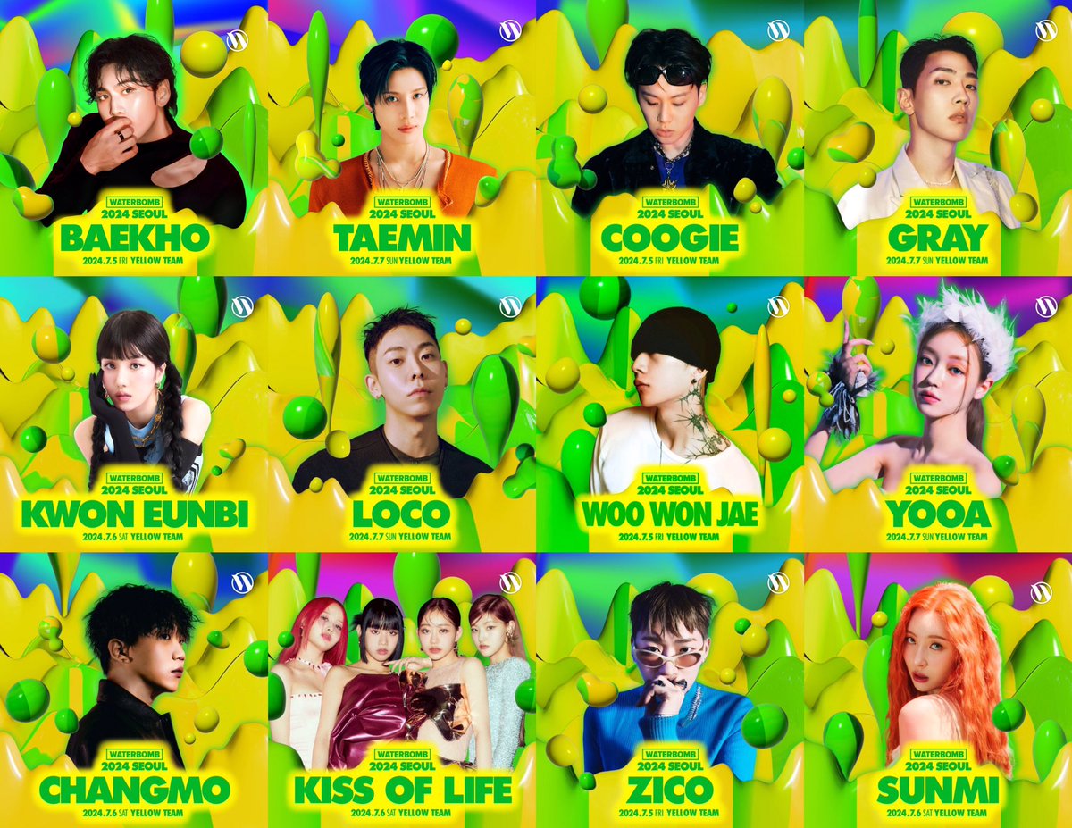 green team vs yellow team💚💛

#WATERBOMB #WATERBOMB2024 #WATERBOMBSEOUL