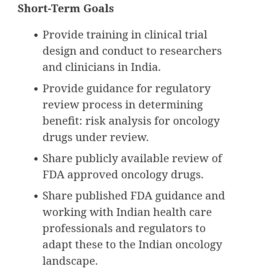 Great initiative by @usfda. Project ASHA. Collaboration to increase clinical trial acess in India @GsrivastavaMD @SirohiBhawna @ManjuSengar7 @cspramesh