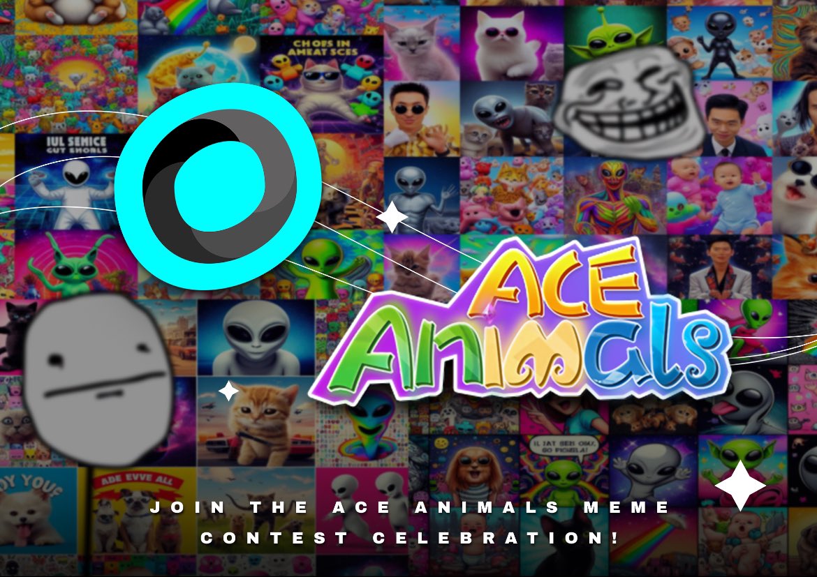 ✨Explore the universe of the debut meme contest by @ACEAnimalsOL! Come enjoy the celebration of humour and creativity. Display your ability to create memes to win Grape prizes! Don't pass up this fantastic chance. Join at: app.orbler.io/mission/157  #GameFi #Meme #BTC