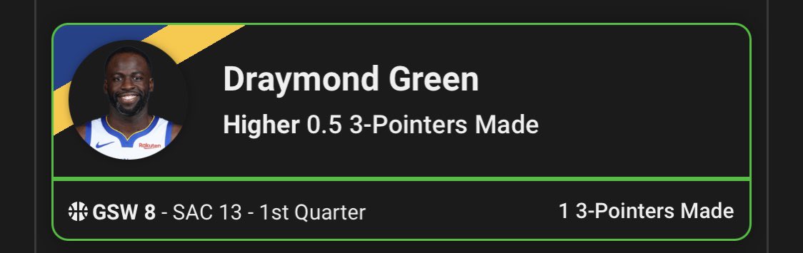 Draymond Green is always good for 1 ✅