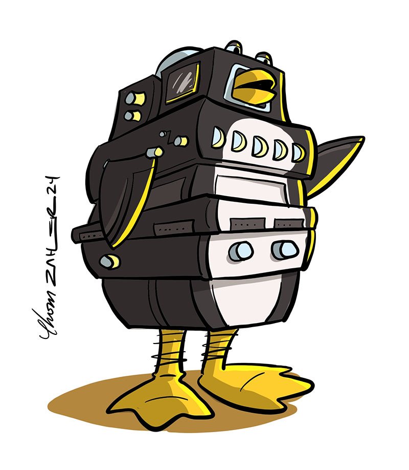 HeatherAntos's tweet photo. The Noble @thomzahler drew me a  PENGUONK and it's perfect.

11/10 no notes. https://t.co/dpNXm5qmNg