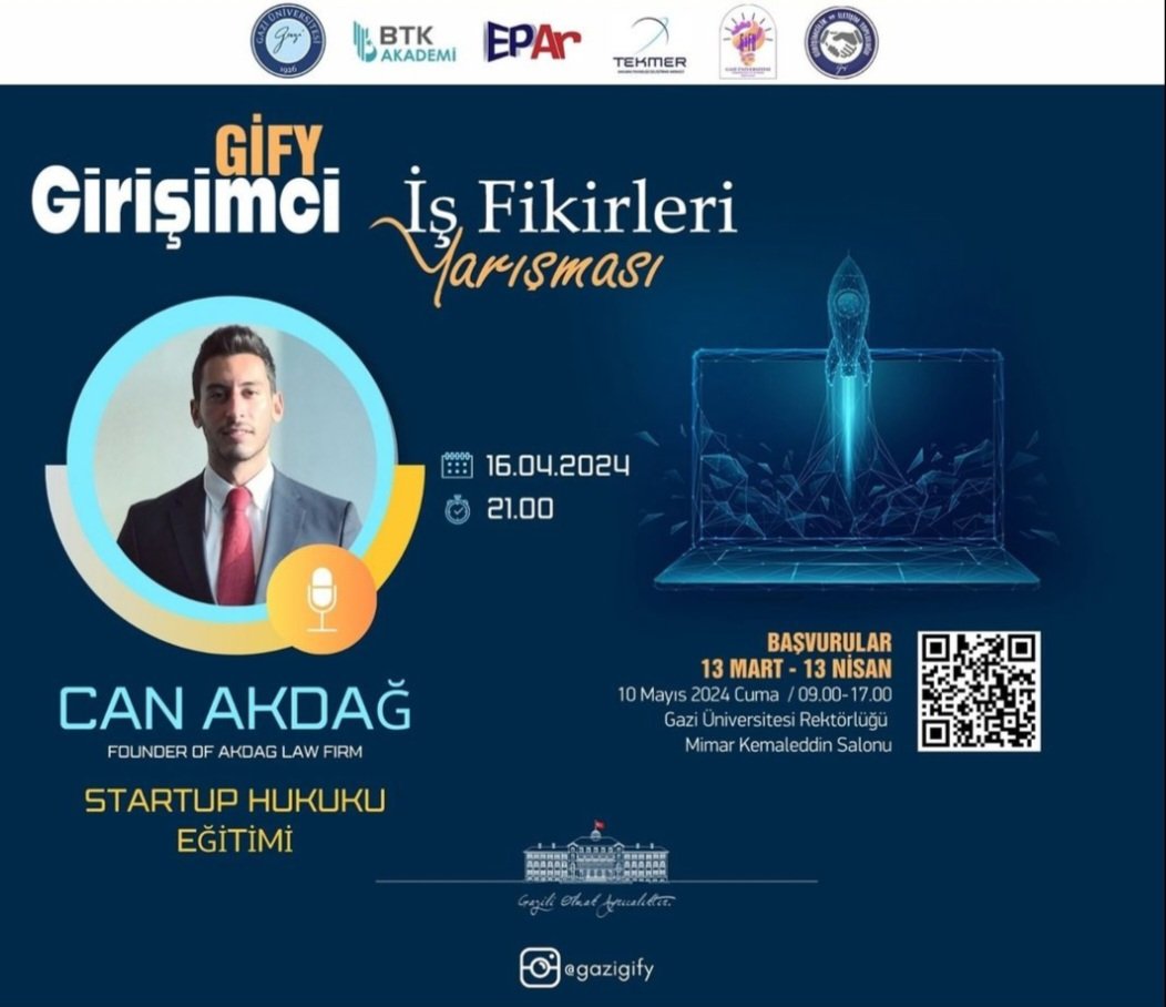 oguzhantoraci's tweet photo. GAZİ ÜNİVERSİTESİ GİRİŞİMCİ İŞ FİKİRLERİ YARIŞMASI'NIN MENTORLUK PROGRAMI KAPSAMINDA 'STARTUP HUKUKU EĞİTİMİ' TAMAMLANDI. SIRAYI DEVRALIP,  23 NİSAN'A HAZIRLANIYORUM. SONRA JÜRİ OLARAK ANKARA'DAYIZ! ツ
@gcakdag  &amp; @Gazi_Universite https://t.co/KdHfbny4D4