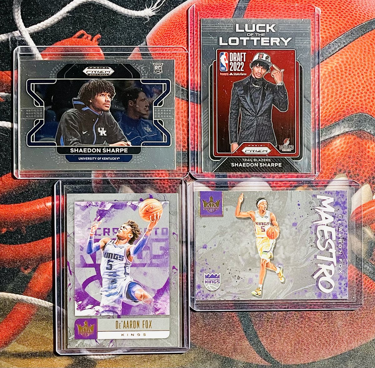 wileycollects's tweet photo. Both Shaedon $1 - Fox $1 per‼️

$1 PWE (1 Max) $4 BMWT 

@ILOVECOLLECTIN1 @HobbyRetweet_ @stokesboyscards @DirtyWorldRT @CardsMotor @SleepyCards_BST  @CodiDaReposter https://t.co/fhVNWhEJzH