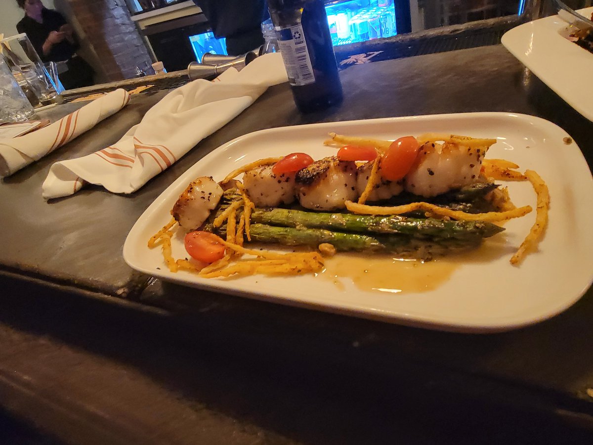 McaboyCassandra's tweet photo. If you're looking for a date night spot in a small town, make a reservation and take the short drive to the City of #Atmore to visit #GatherRestaurant! It's 10 out of 10! The food,  the service,  the ambiance - everything was top-notch. https://t.co/NfMsd4caqs