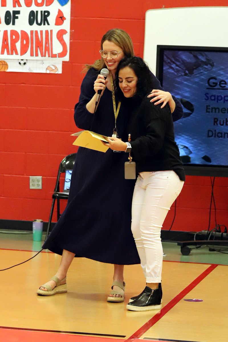 JulianneDenton's tweet photo. Last week we spent time together as a school celebrating all of the academic growth we have made. Kids AND teachers walked the red carpet, community partners came to cheer us on,& pride filled every inch of the room. I’m honored I get to be a part ot this team. #CardinalCrew ❤️✨ https://t.co/J4JPCcsCHS
