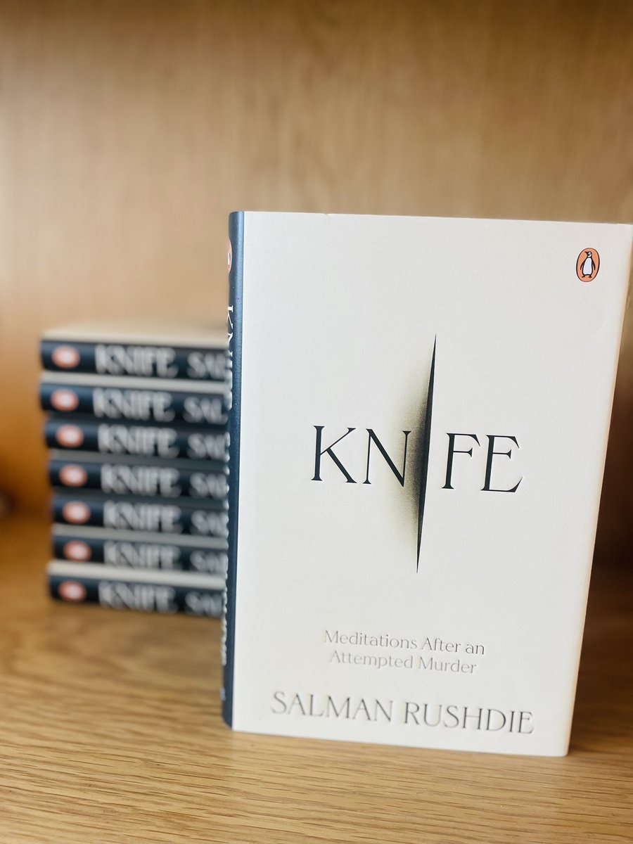 A very happy publication day to @SalmanRushdie Get your copy of #Knife today. @PenguinIndia