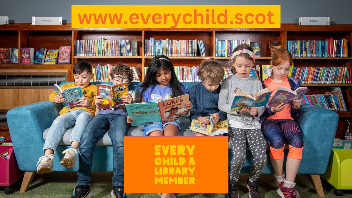 It's never been easier for children to join their local Scottish public library service 📚❤️📚 Whether just after birth, early years or at primary school the joining process is simple & free ❤️ ➡️ow.ly/jZw750QcPcX #ScottishLibraries #EveryChild