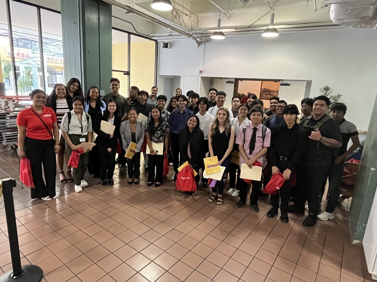 Approximately 230 seniors from 15 Oahu high schools connected with over 90 employers at the 2nd annual WorkHawaii hiring event. Mahalo to the C&C of Honolulu, DLIR, American Job Center Hawaii as well as the Oahu Workforce Development Board.