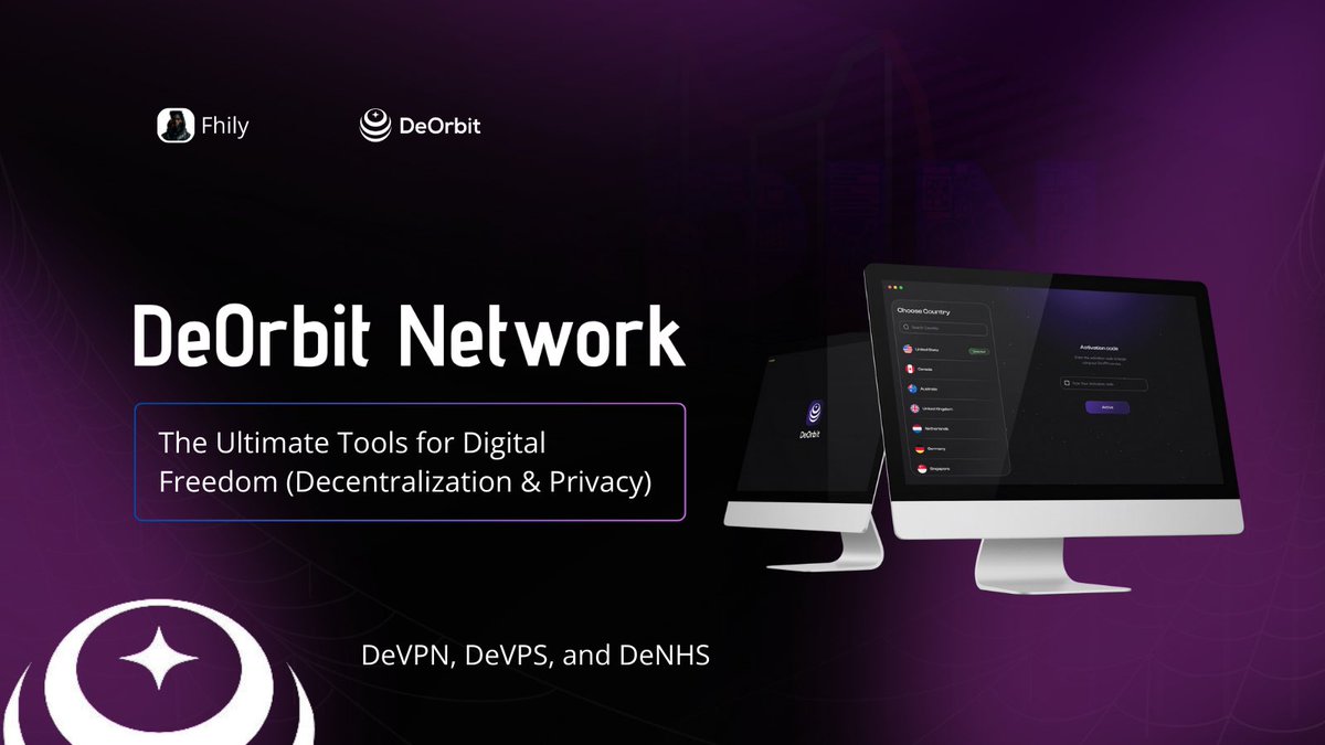 Oluwaphilemon1's tweet photo. You are being tracked!!!👀👀👀
Like it or not, the web is watching you, and your data is its currency.
In an era where online privacy is increasingly under threat, safeguarding your digital security has never been more crucial.
Introducing @DeOrbit_Network a revolutionary tool designed to redefine the landscape of digital infrastructure...
By empowering users with Unparalleled Privacy, Security, and Freedom across the web.
Here is everything you need to know about $DEORBIT
#DEORBIT #THREDCONTEST