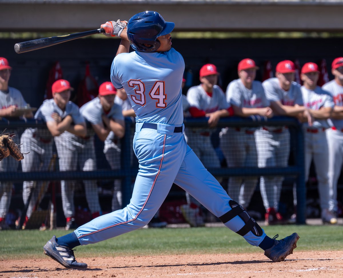 (16) @BaseballPima earns sweep. Nolan Ganter goes 7-8 with 8RBIs, 5R, 4 doubles and one triple. Austin Madsen 4-9 6R, RBI; Dom Felix 2-6 3RBIs, 4R. Diego Alvarez (1IP, 2K) and Seth Lee (2IP 1R (0ER) 2H, 4K get wins on the mound. #PimaBaseball #AztecTOUGH pimaaztecs.com/sports/bsb/202…