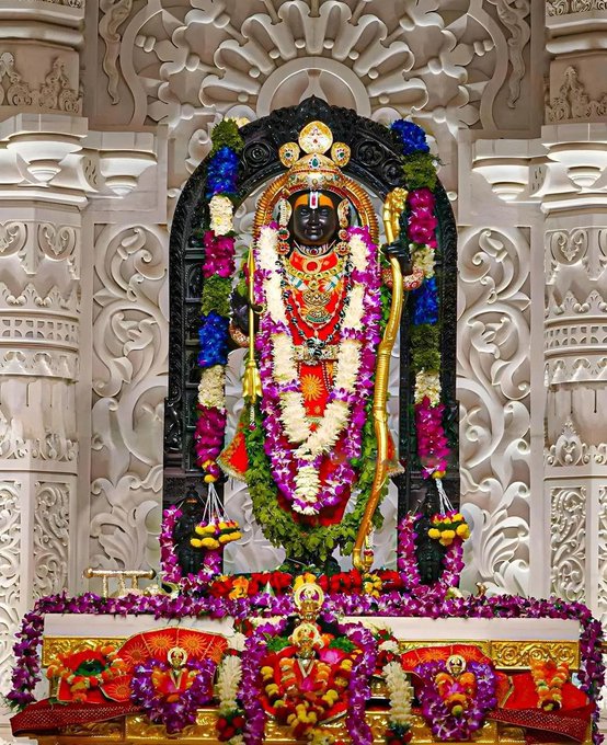 Wishing everyone a joy & prosperous RamNavami. Good morning🙏 #RamNavami #JaiShreeRam #AyodhyaRamMandir #रामनवमी #रामलला
