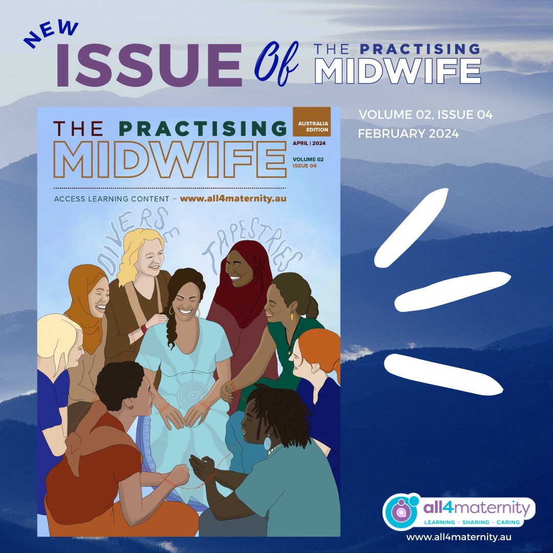 💥 WOW! April issue of The Practising Midwife Australia is OPEN ACCESS! As usual, it is packed with important and stimulating evidence-based articles on critically important topics. ‘Diverse Tapestries’ celebrates authors from culturally diverse backgrounds.