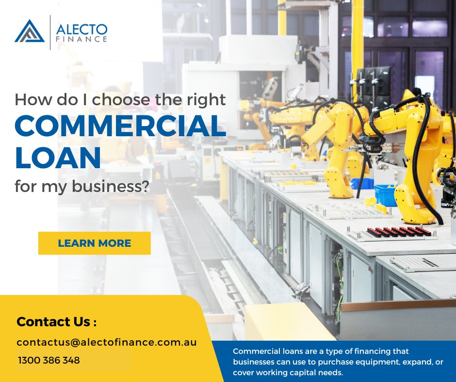 Commercial loans are a type of loan that is designed to help businesses finance their operations. They can be used to purchase equipment, expand a business, or cover working capital needs.

bit.ly/4596DVa
#commercialloans  #equipmentfinance #australian