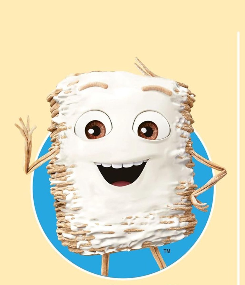 ParasiteCage's tweet photo. is the mini wheats mascOt a semiotic square or a semierotic square? b/c it lookz like he got bukkake'd by like 50 dudes and got a pass for multiculturalism b/c he's probably designed by an indian guy. #kelloggs #kelloggsminiwheats #miniwheats #frostedminiwheats #cereal #Mascot https://t.co/sMqRUWK0Ft