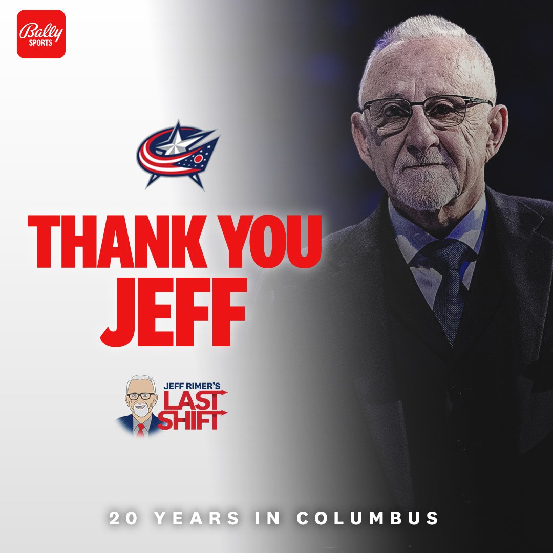 What a night. What a career.

Thank you, Jeff! ❤️ 

#CBJ