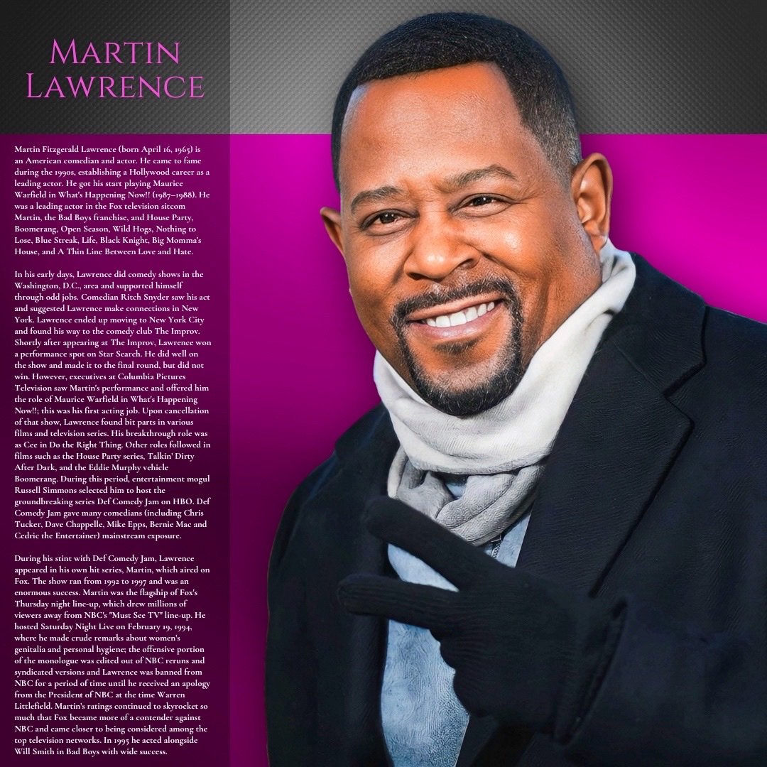 Happy birthday Martin Lawrence. #martinlawrence #actor #comedian #badboys #martin #houseparty