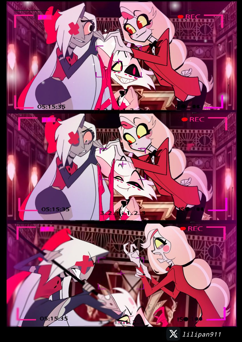 #HazbinHotel #HazbinHotelFanart #angeldustfanart #CharlieMorningstar #vaggiehazbinhotel