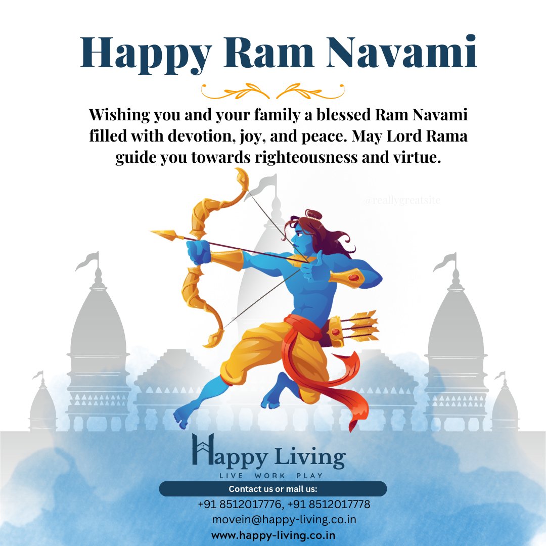 Happy Living wishes you and your family a blessed Ram Navami filled with devotion, Joy, and Peace. Jay Shree Ram🚩🙏

#jayshreeram #happyramnavmi🚩🚩🚩 #colivingspace #noidapg #happyliving #luxurypg #liveworkplay #homestay #guesthouse #TrendingNow