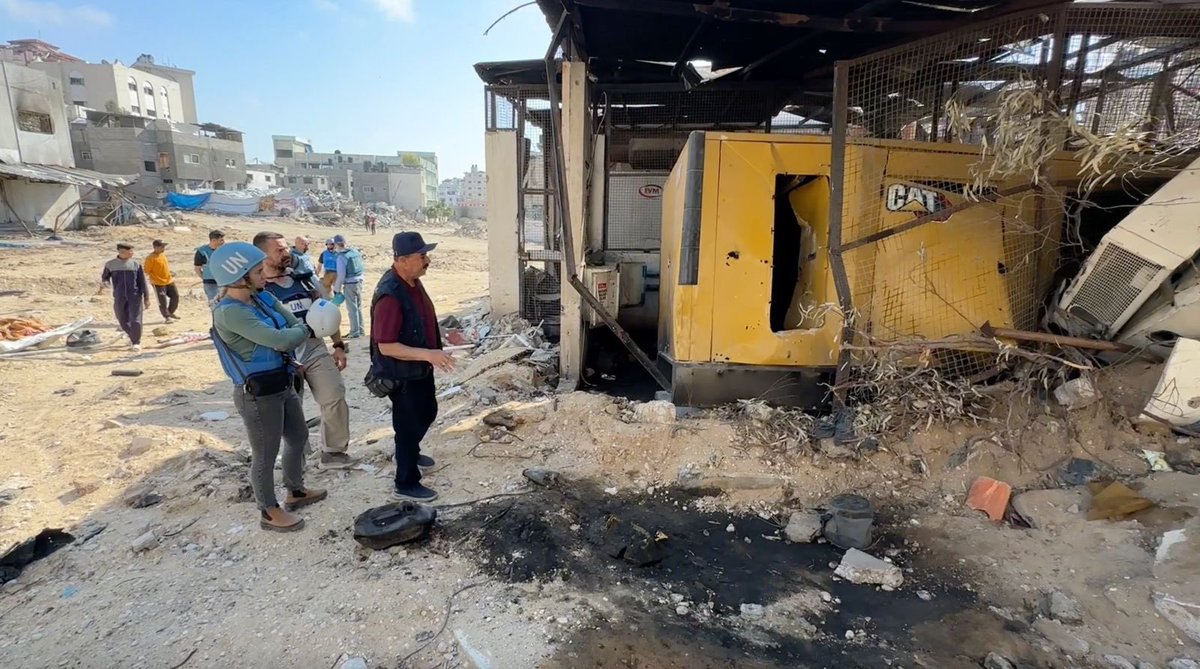 Amid ongoing hostilities, @WHO and partners concluded another mission to north #Gaza and reached the Palestinian Medical Relief Society (PMRS) medical point, Al-Shifa Hospital, and Indonesian hospital to assess their current capacity. Once again, the mission was severely