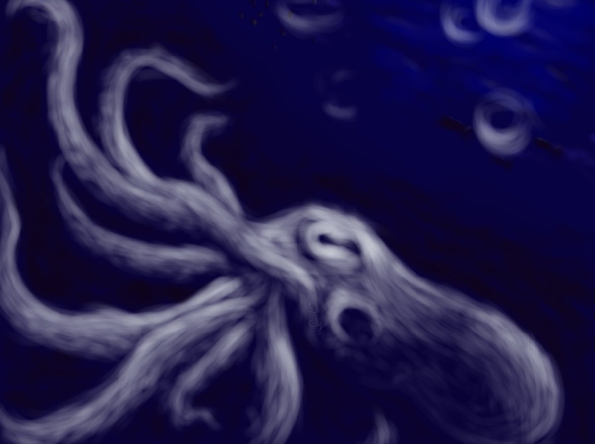Certeza191's tweet photo. detalhando um pouco mais a #art  do polvo.

#digitalart https://t.co/L1n06solDE
