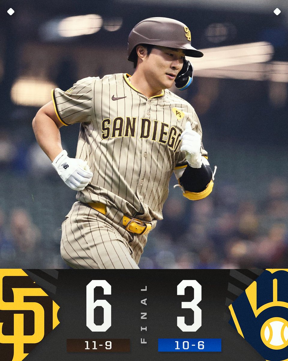 MLB's tweet photo. The @Padres have won 5 of their last 6! 💪 https://t.co/HtPKXQi3fR