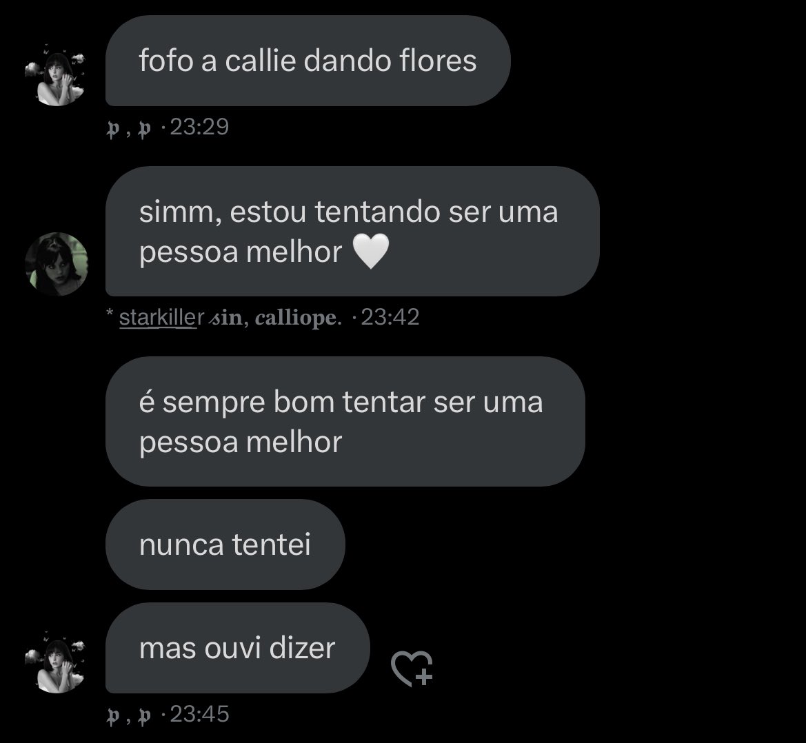 pelo menos ela ouviu dizer.