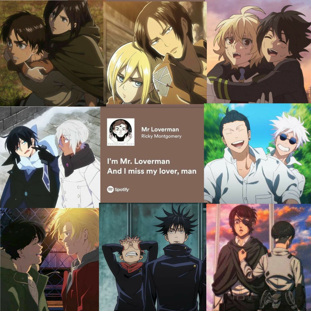 MY BABIES 😭☝🏻
#EreMika #YmiHisu #MikaYuu #VaNoe
#SuguSato
#AshEiji #ItaFushi #LeviHan