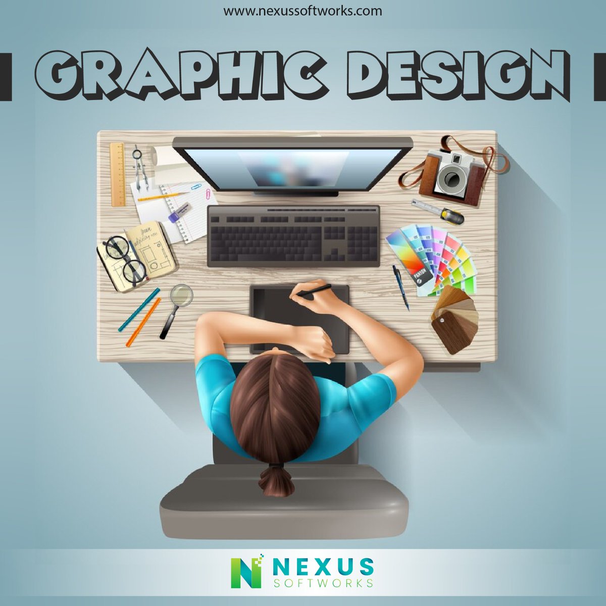 Unleashing Creativity: The Ultimate Guide to Mastering Graphic Design - Nexus Softworks.
.
.
#nexussoftworks #designing #graphicart #graphicdesign 🎨🎯