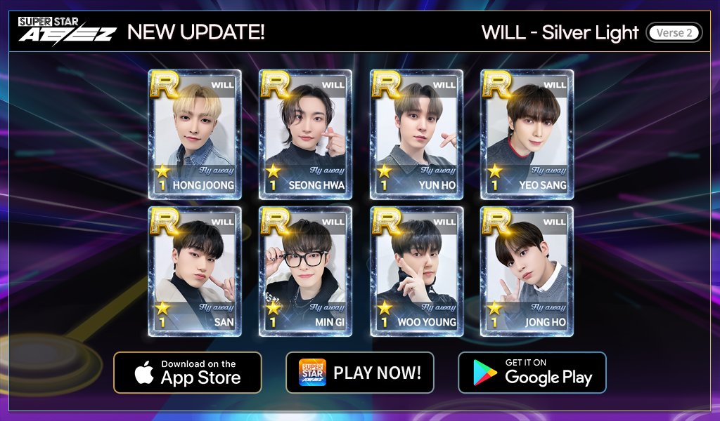 SuperStarATEEZ's tweet photo. [🎹] ATEEZ - Silver Light [Verse 2]

SONG &amp; PACKAGE &amp; MISSION UPDATE!
Fly away 한정 테마를 지금 바로 슈스티즈에서 만나보세요!
Get the Limited Theme right now on SSATZ!

🛍 https://t.co/jbC13WTOdl

#슈퍼스타에이티즈 #SUPERSTARATEEZ
#슈스티즈 #SSATZ
#에이티즈 #ATEEZ https://t.co/4rub12Wmkk