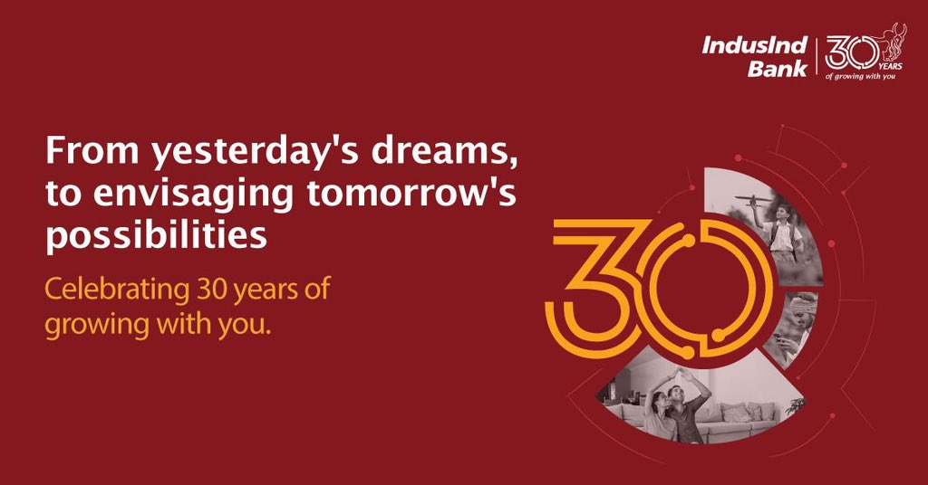 For three decades, we've built a legacy of trust by helping you achieve your dreams. As we celebrate our 30th anniversary today, we're incredibly grateful of growing with you. Here's to many more milestones together, shaping the future of banking with the same commitment to trust…