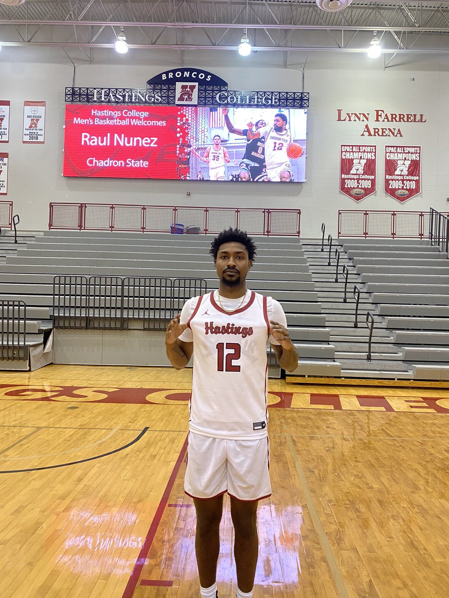 I wanna thank Hastings college and the coaching staff for bringing me out! I had a great time.  Go broncos ❤️🐴