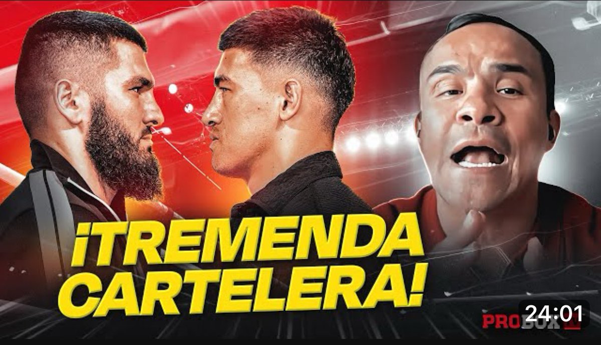El bendito boxeo está de gala..  Nuevo episodio por <a href="/ProBoxTvEspanol/">ProBox TV Español</a> <a href="/CelisDeportes/">Ricardo Celis</a> <a href="/BeatrizCalis/">Beatriz Calis</a> #BeterbievBivol 

youtu.be/w5Q48o1jJVU?si…
